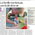 La famille nombreuse, une école de la vie